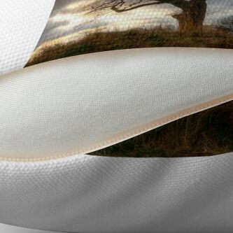 Alternate view of A tree Throw Pillow