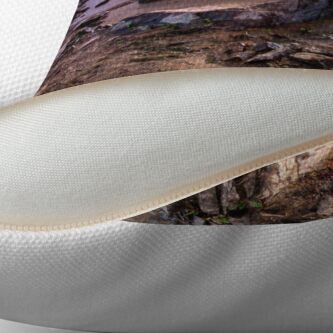 Alternate view of Colt Crag sunset Throw Pillow