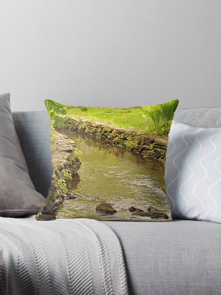 Thumbnail 1 of 4, Pillow, Spring Stream designed and sold by MsKimberly.