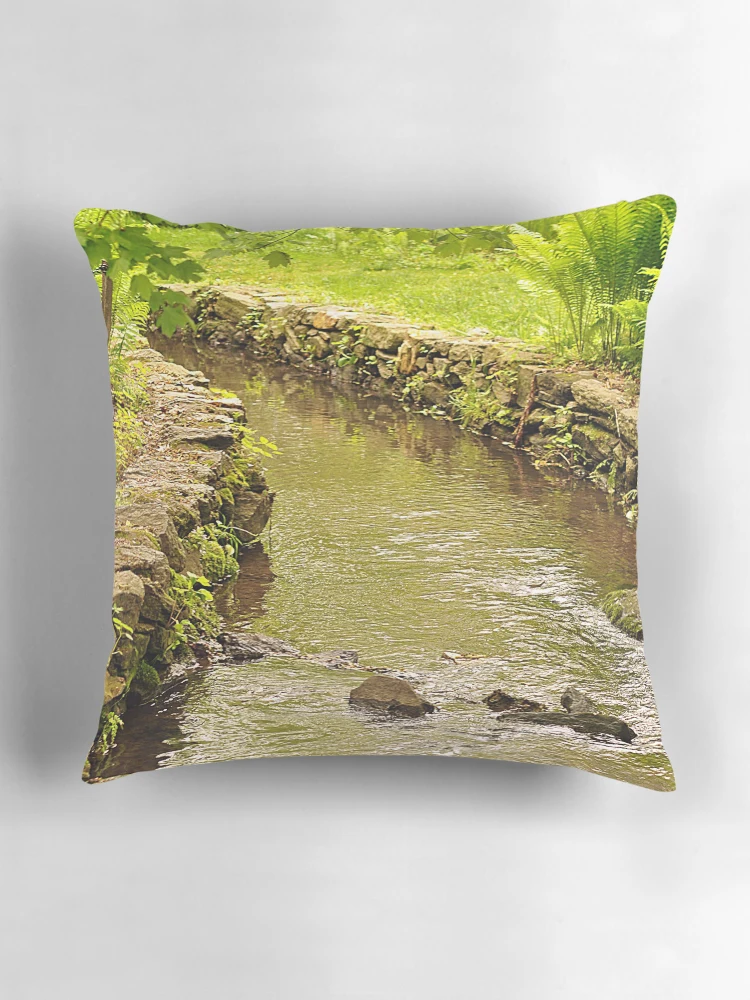 Thumbnail 3 of 4, Pillow, Spring Stream designed and sold by MsKimberly.
