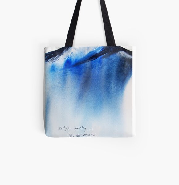 sitting All Over Print Tote Bag