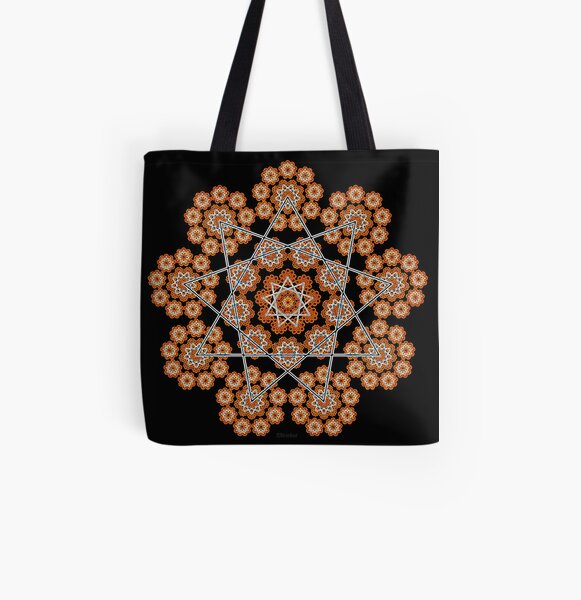 'Janus 2 (Enneagram)' All Over Print Tote Bag