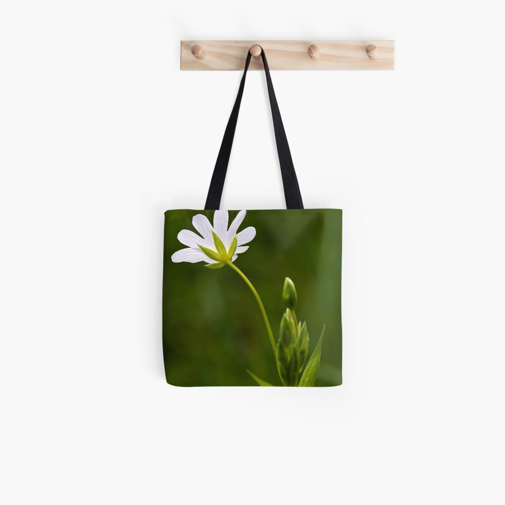 Greater Stitchwort (Stellaria palustris) Tote Bag