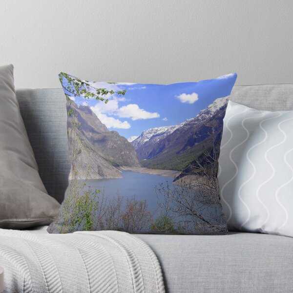 Lac du Chambon Throw Pillow