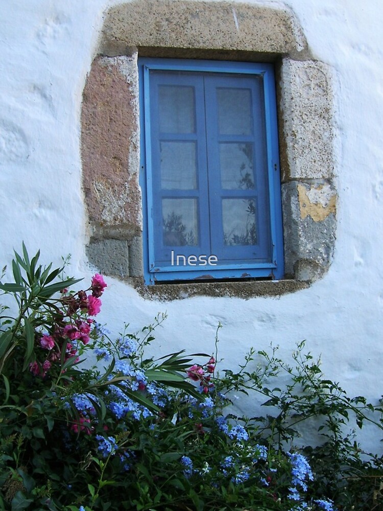 Thumbnail 4 of 4, iPhone Case, Blue frame designed and sold by Inese.
