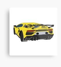 Aventador SVJ Illustration Metalldruck