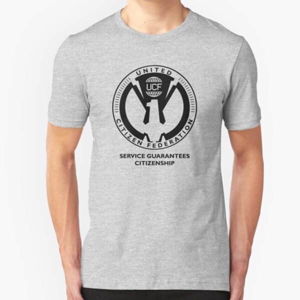 Starship Troopers - United Citizen Federation Slim Fit T-Shirt