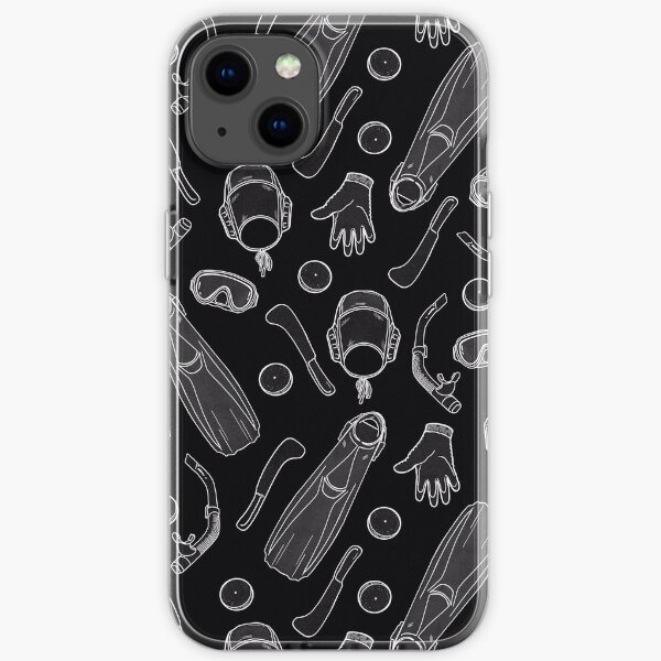 Octopush Underwater Hockey Pattern iPhone Soft Case