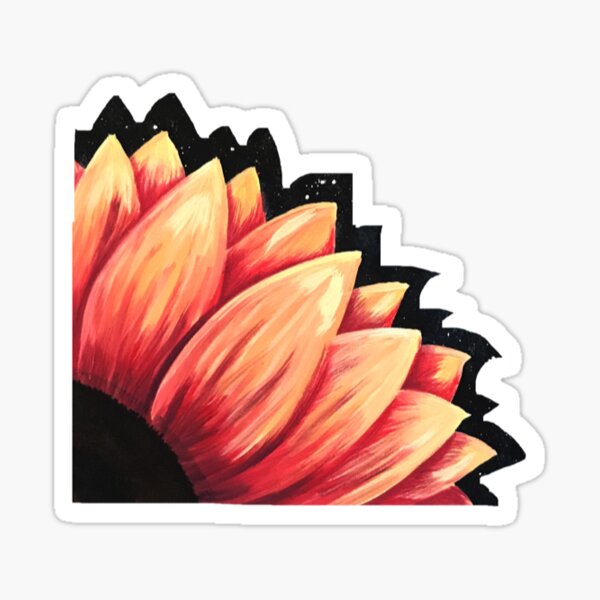 Bright Sunflower Sticker Sticker
