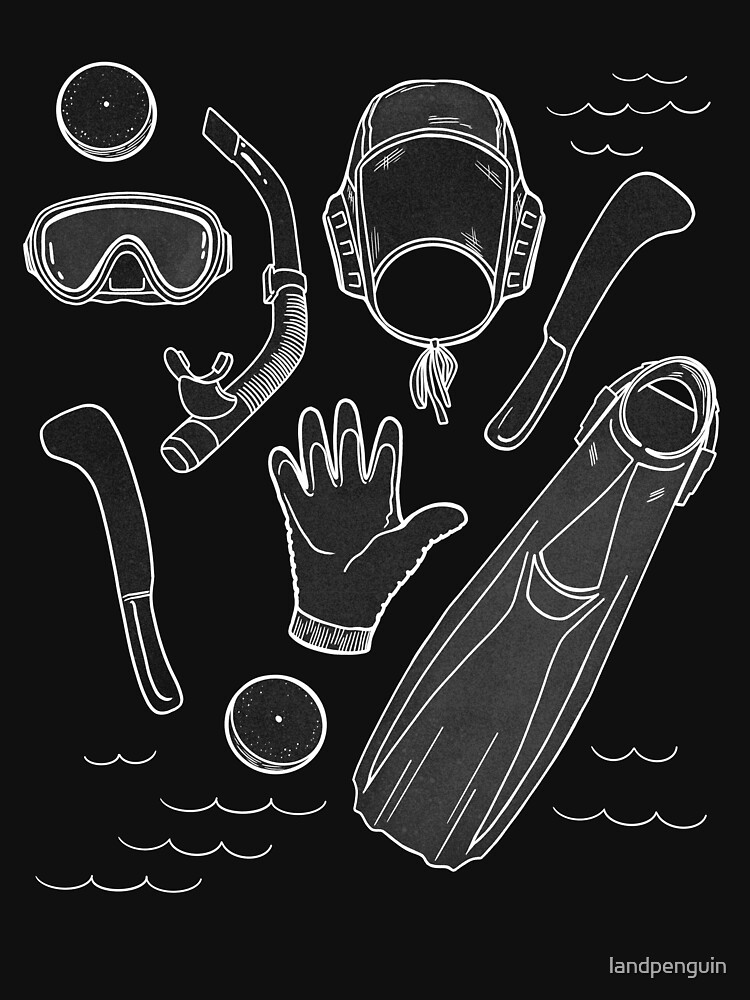 Underwater Hockey Octopush T Shirt by landpenguin