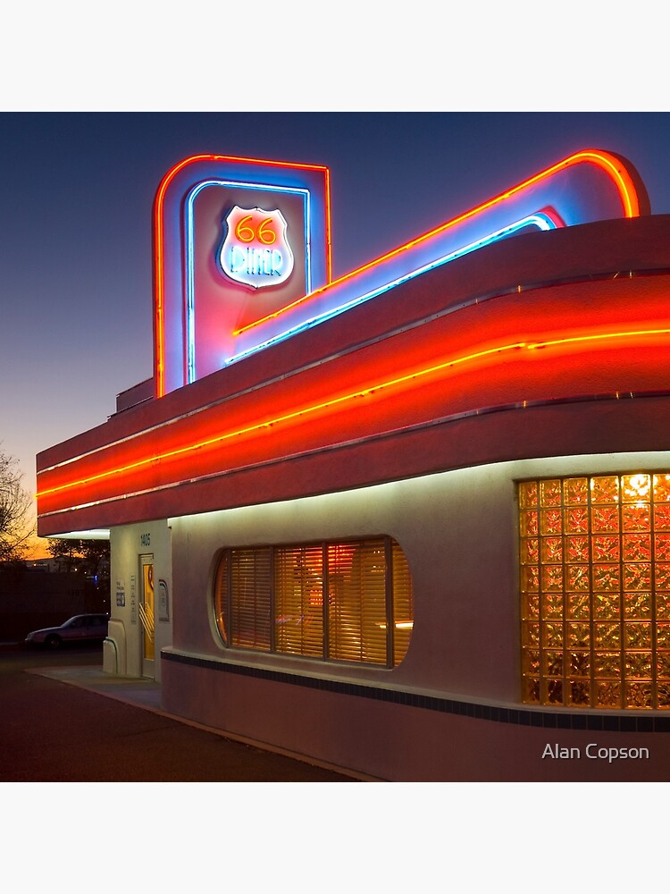 USA. New Mexico. Albuquerque. Route 66 Diner. (Alan Copson ©) by AlanCopson