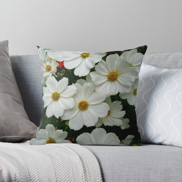 Picking Your Daisies Throw Pillow
