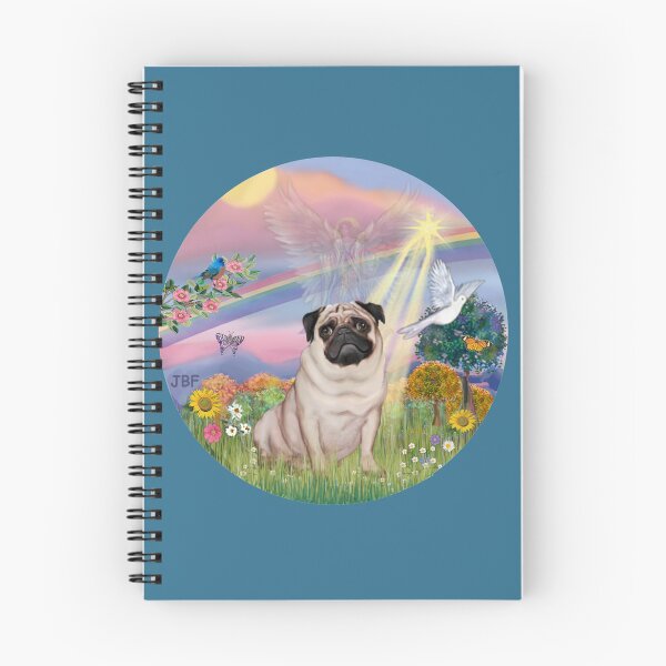 Item preview, Cloud Angel - Pug (fawn) designed and sold by JeanBFitzgerald.