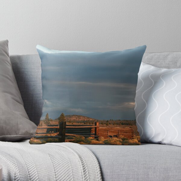Deserted Throw Pillow
