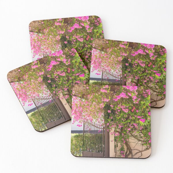 Twisted Bougainvillea Coasters (Set of 4)