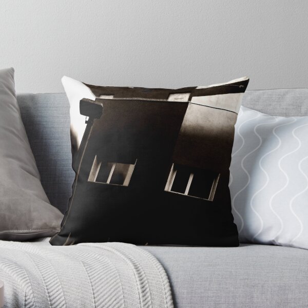 Fortress or modern housing Throw Pillow