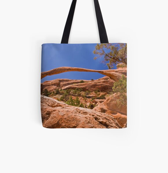 Landscape Arch at high noon All Over Print Tote Bag