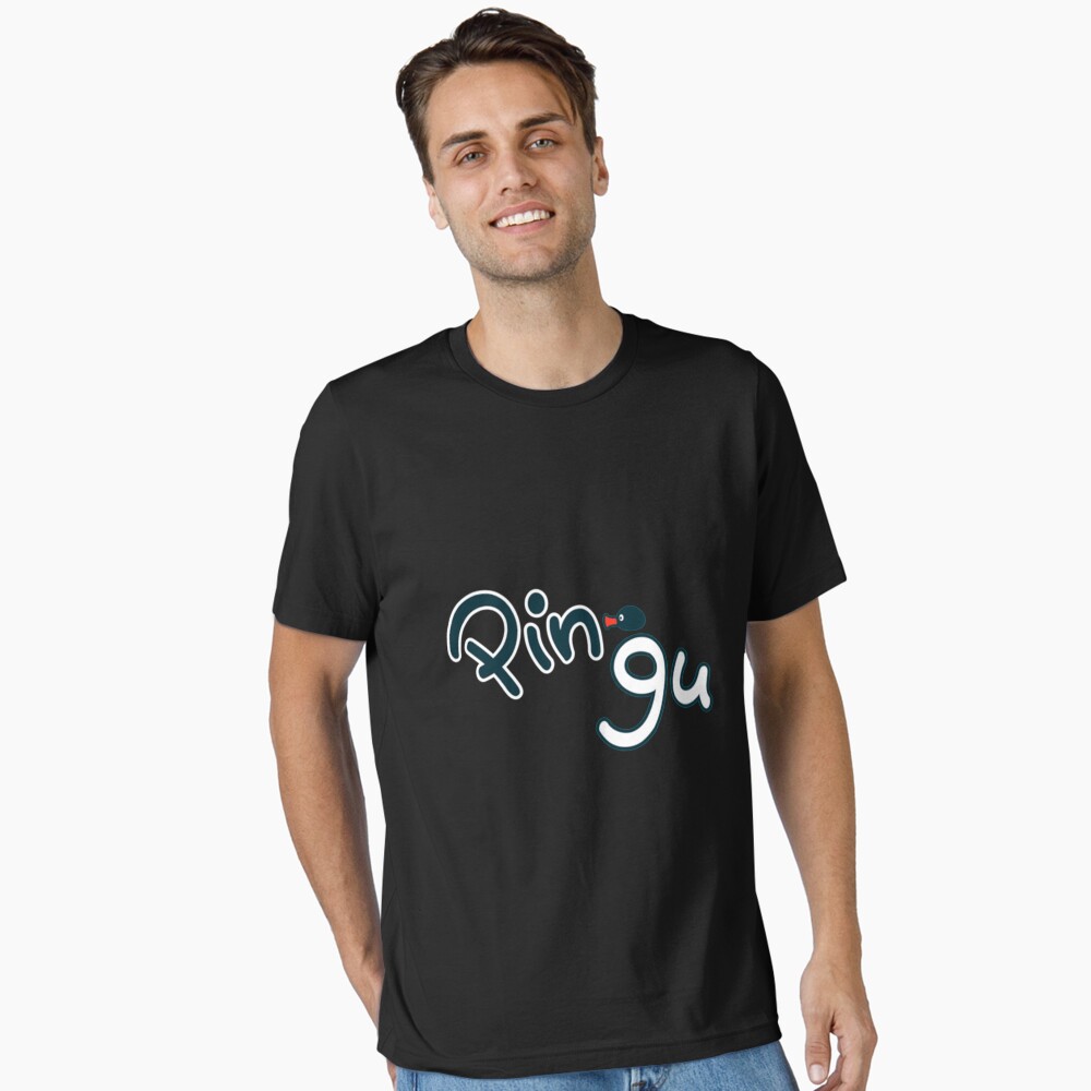 Vista previa del artículo con la obra «Camiseta esencial», diseñado y vendido por Kurkings.