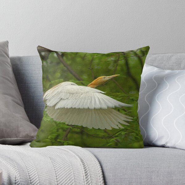 A day with Egrets #1 Throw Pillow