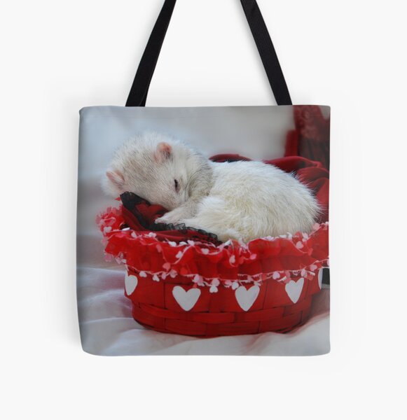 My Basket of Love All Over Print Tote Bag