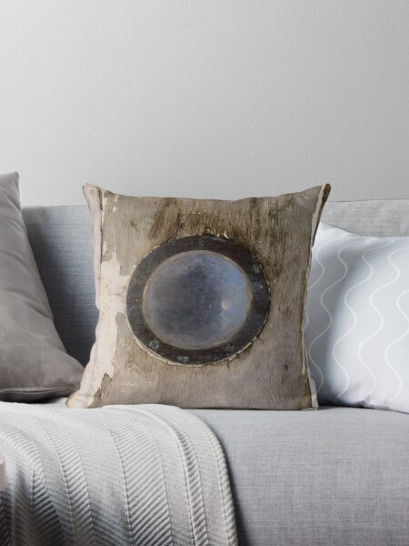 Fishing boat Throw Pillow