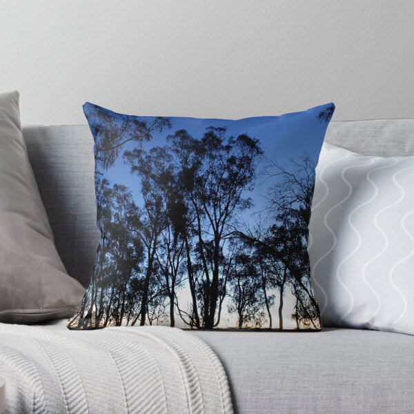 Swampy Sunset Throw Pillow