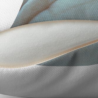 Alternate view of the world of my hand Throw Pillow