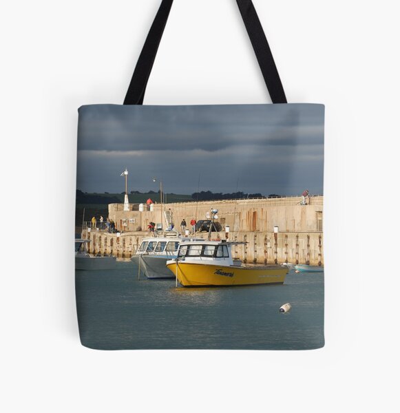 Warrnambool harbour All Over Print Tote Bag