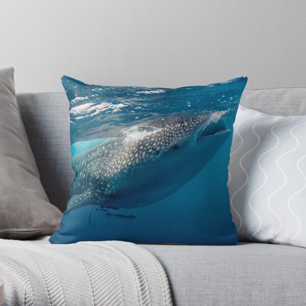 Whaleshark Throw Pillow