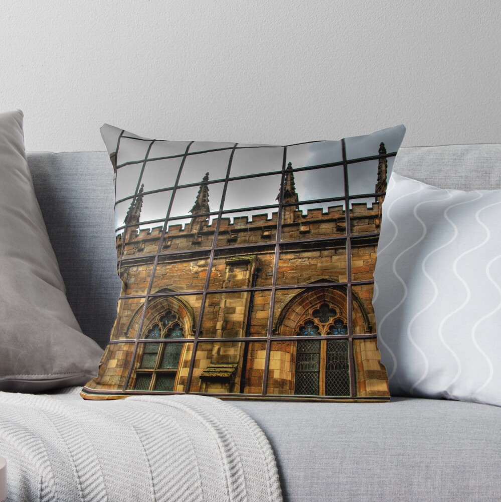 Reflections of Glasgow (2) Throw Pillow