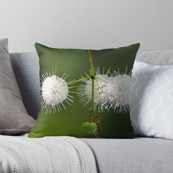 Funky Flower Throw Pillow