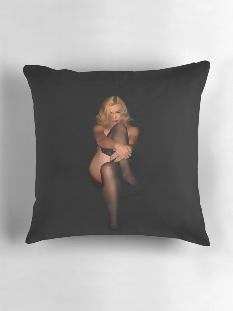 Thumbnail 3 of 4, Pillow, Self Portrait designed and sold by jdempsey.