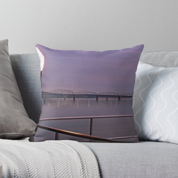 Missouri River at Chamberlain Throw Pillow