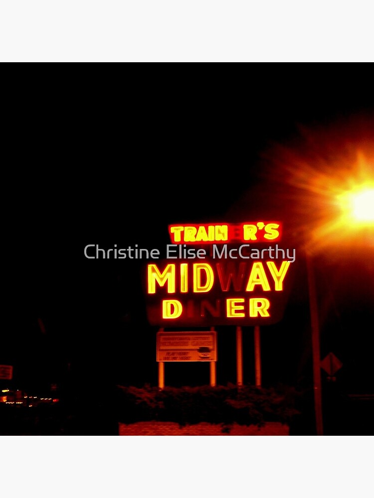 Thumbnail 4 of 4, Pillow, Trainer's Midway Diner designed and sold by jdempsey.
