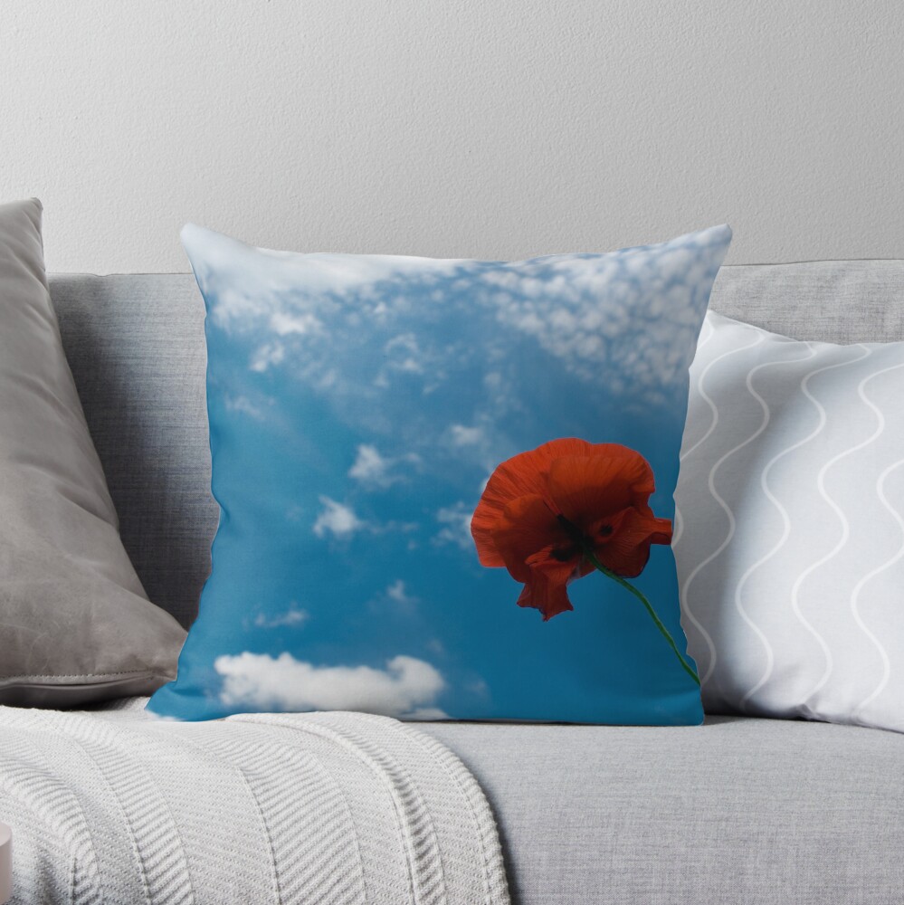 Looking Up Throw Pillow