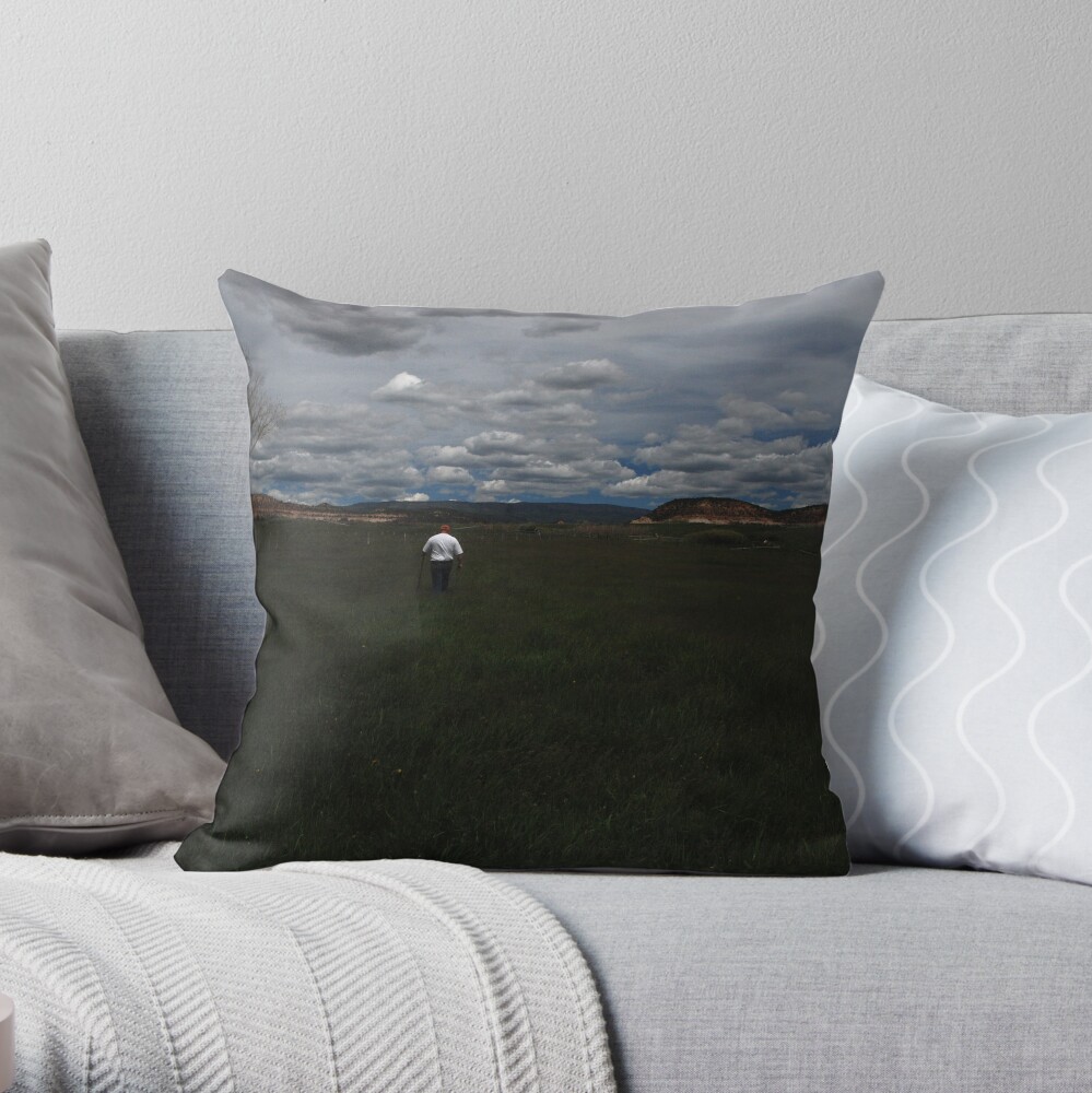 the irrigator Throw Pillow