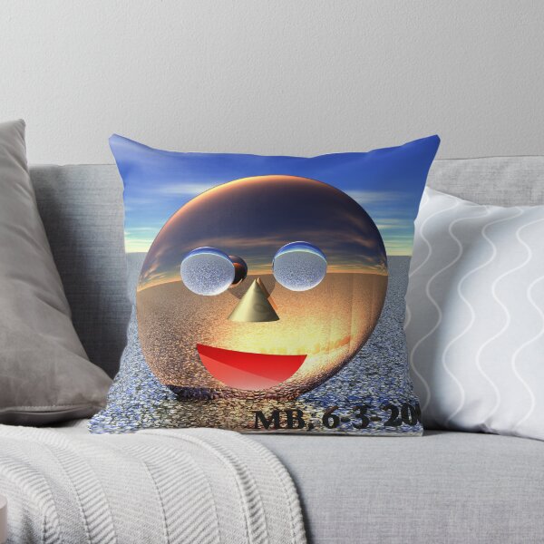 Happy day Throw Pillow