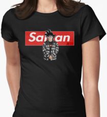 Sangoku x Saiyan Dragon Ball Z Women's Fitted T-Shirt