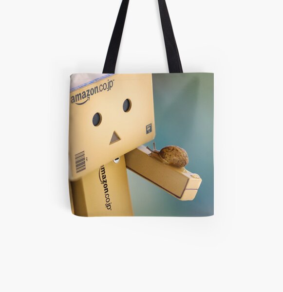 when Danbo meet Gary All Over Print Tote Bag