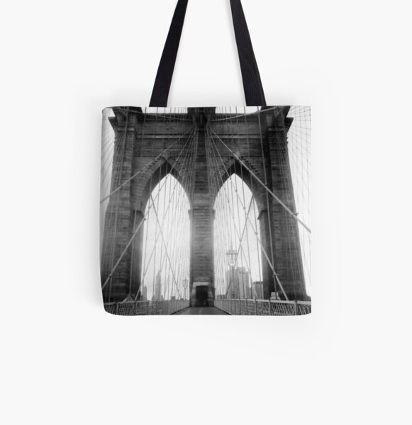 Brooklyn Bridge All Over Print Tote Bag