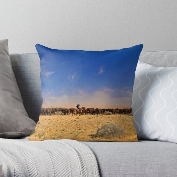 William Creek Muster Throw Pillow