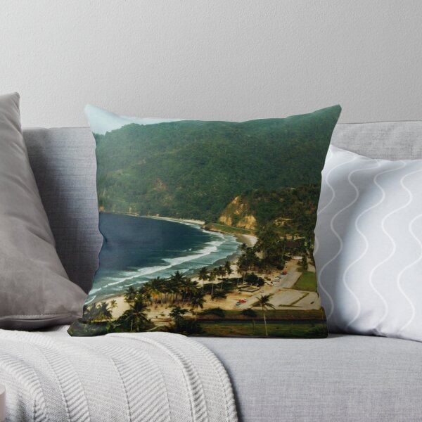 Maracas Bay Throw Pillow