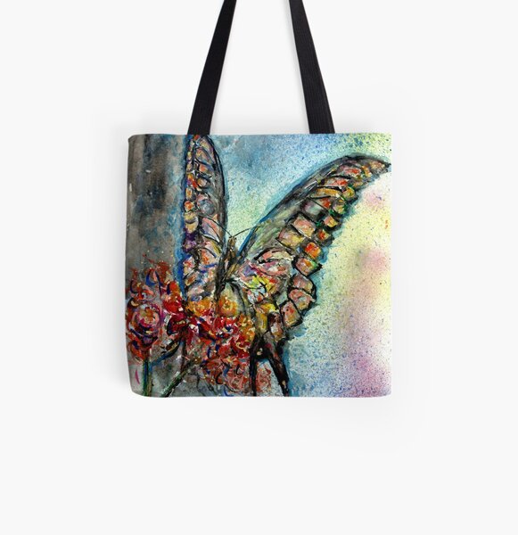 Butterfly All Over Print Tote Bag
