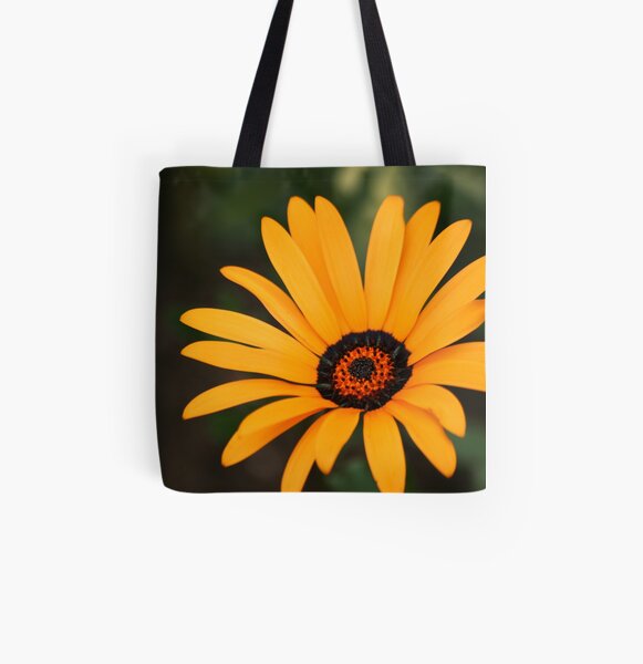 Flower All Over Print Tote Bag