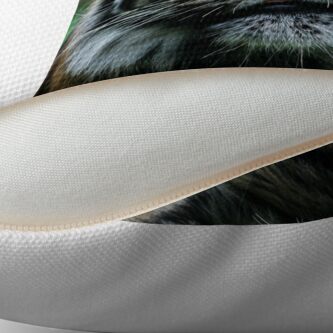 Alternate view of Tiger! Throw Pillow