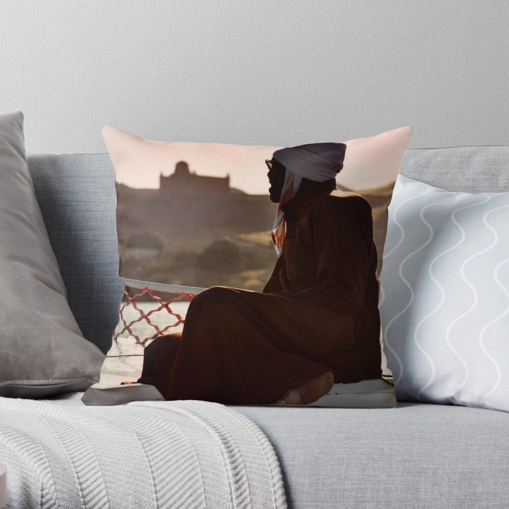 Nubian Man Throw Pillow
