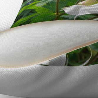Alternate view of pride in white Throw Pillow