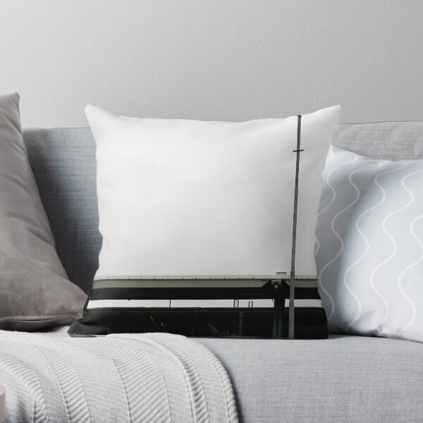 ramp and street lamp Throw Pillow