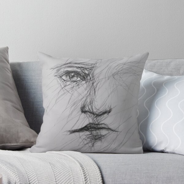 Gaze Throw Pillow