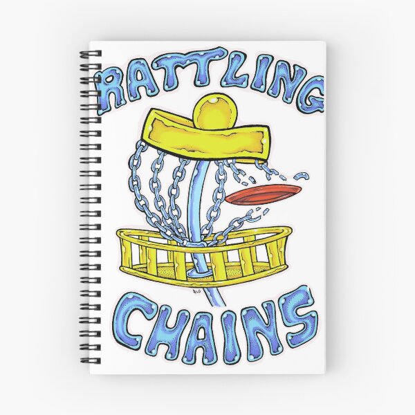 Artikelvorschau, Disc Golf Design: Rattling Chains T-Shirt und Aufkleber Design entworfen und verkauft von osbornelee.